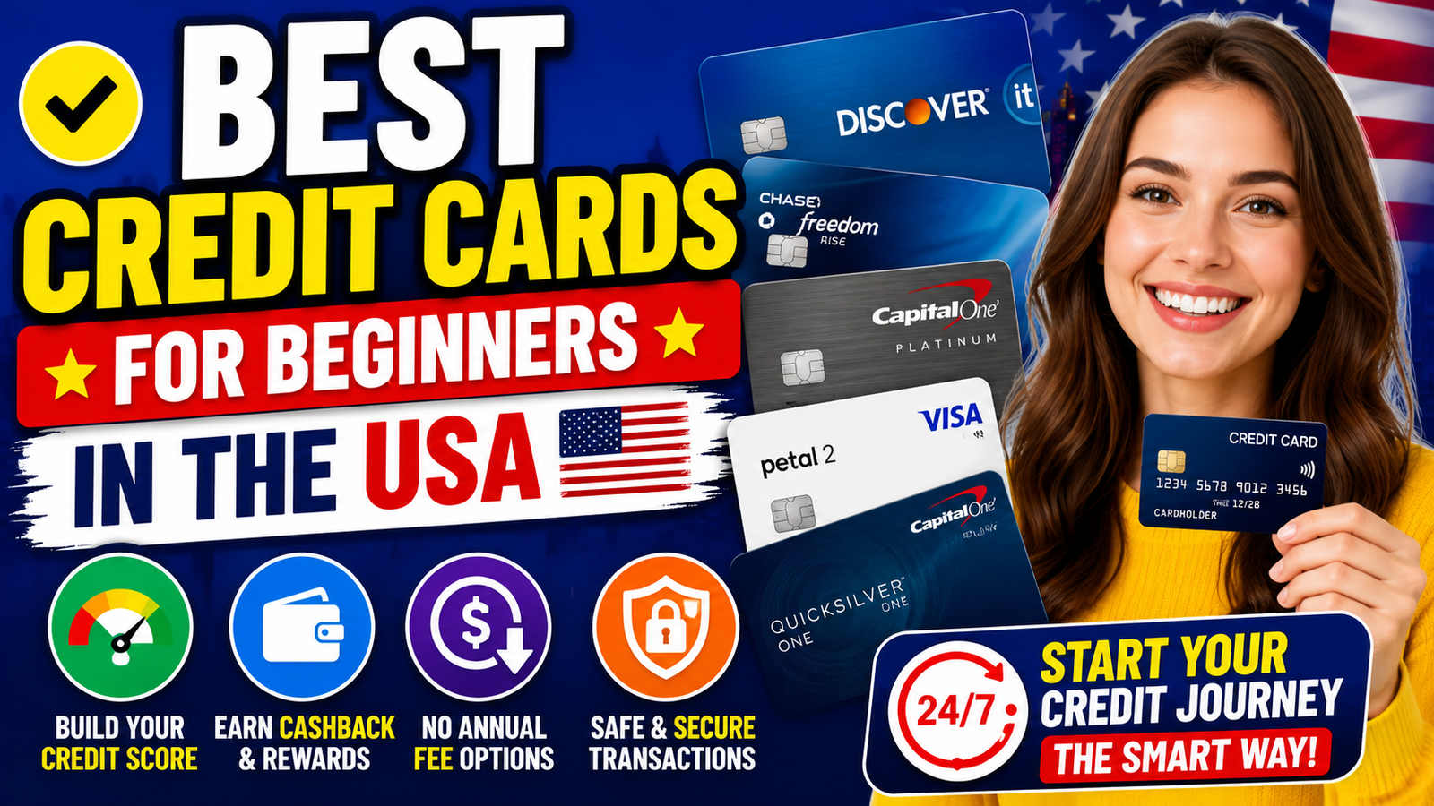 Best Credit Cards for Beginners in the USA